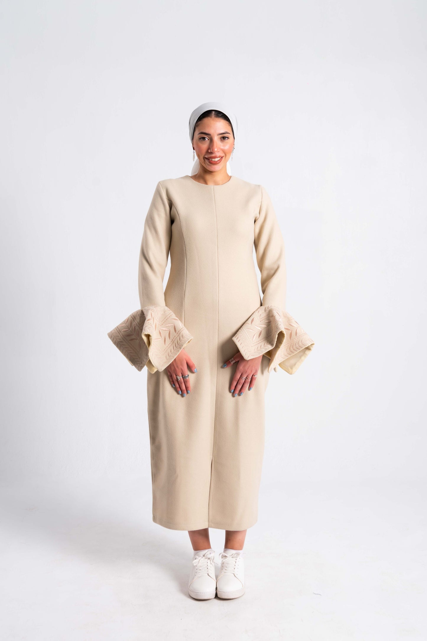 Beige Grace Dress