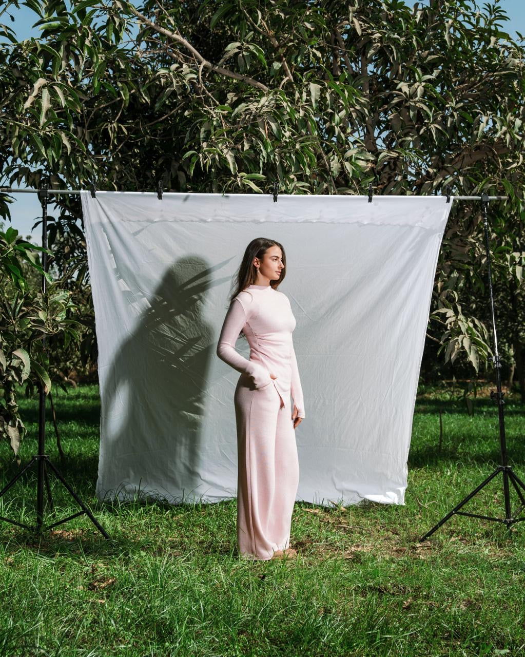 The Signature knit Set - Pink