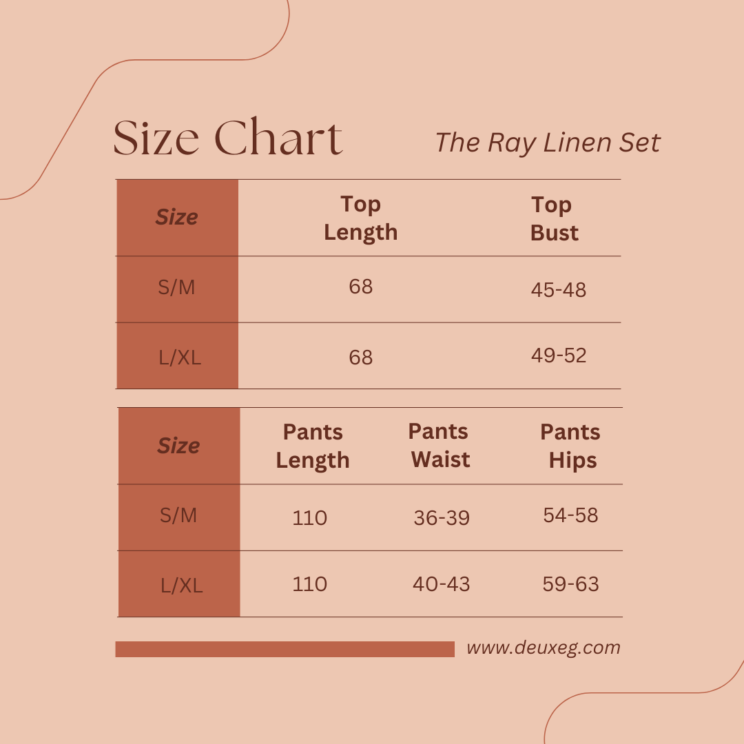 The Ray Linen Set - Natural Sand