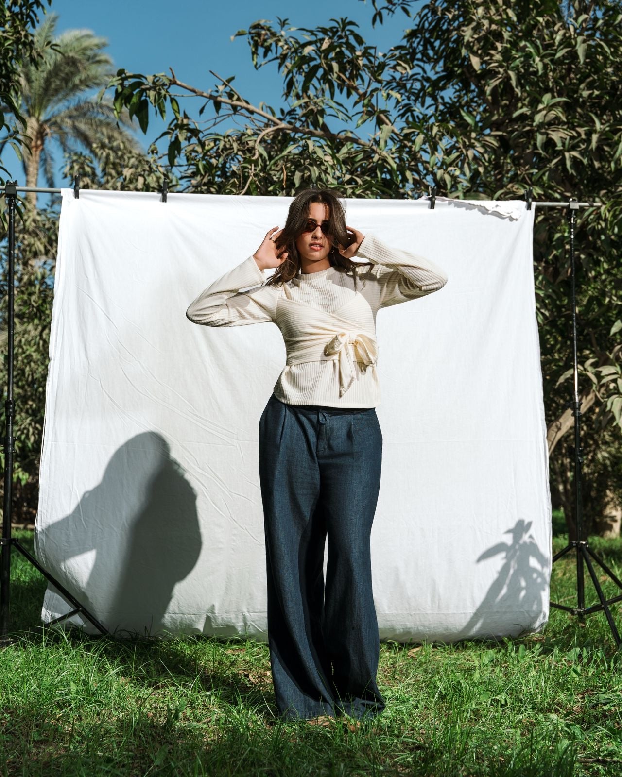 The Anchor Blouse - Offwhite