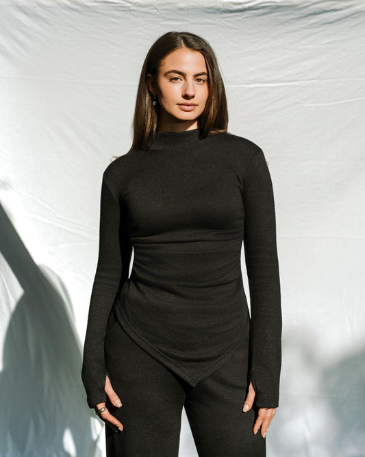 The Signature knit Set - Black