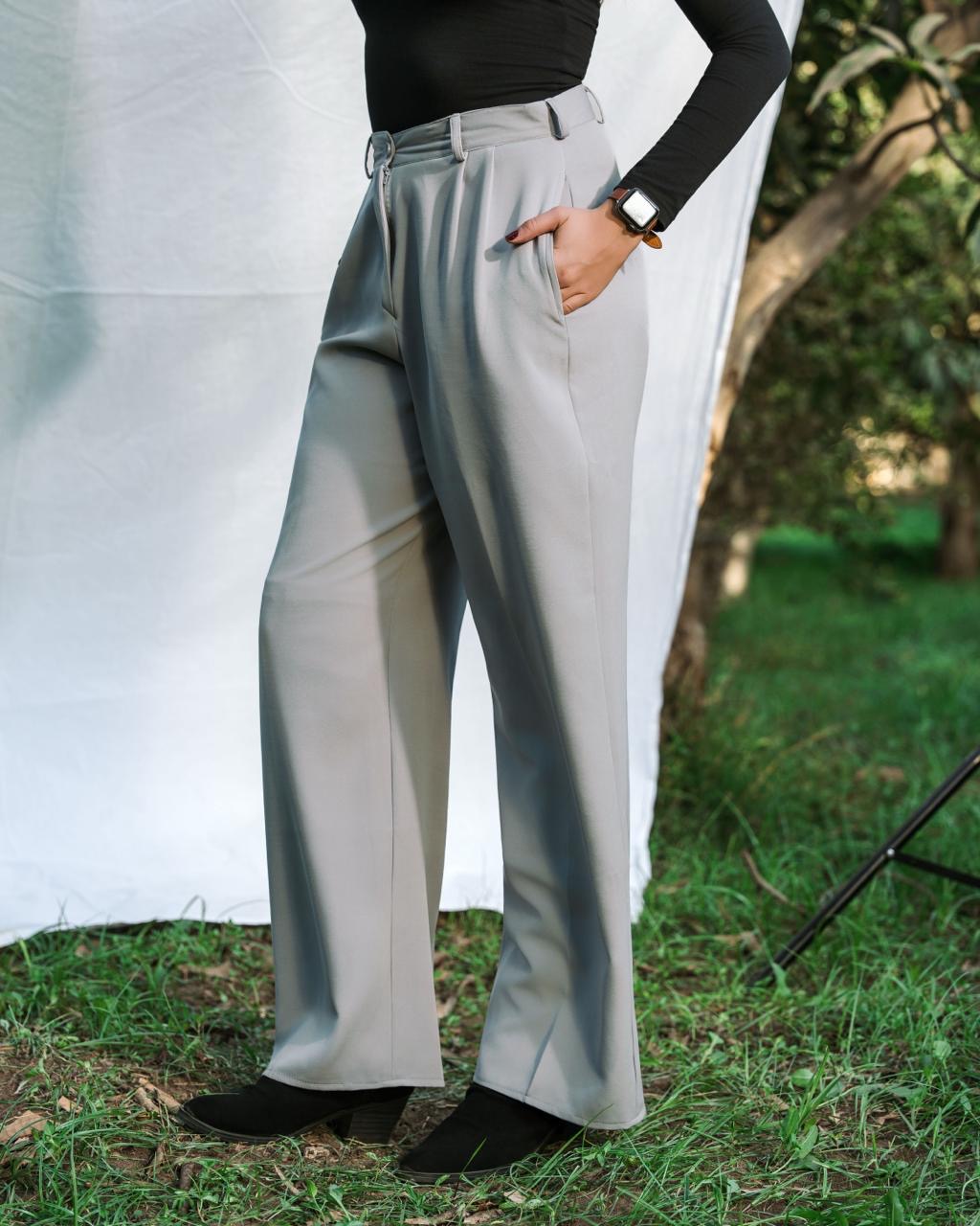 Light Grey Classic Pants