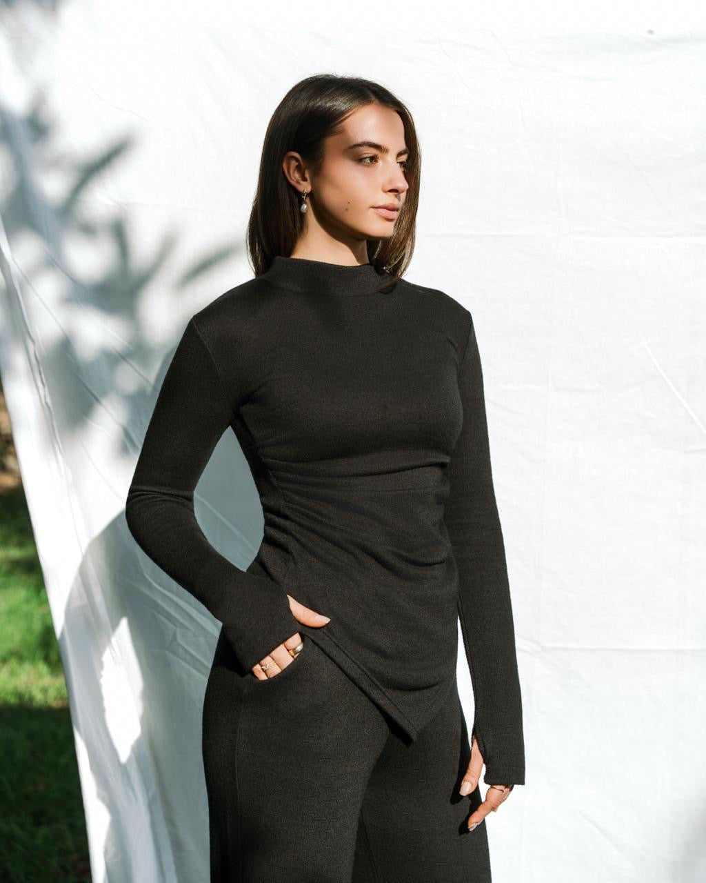 The Signature knit Set - Black