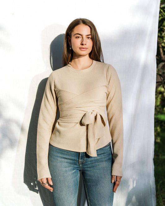 The Anchor Blouse - Beige