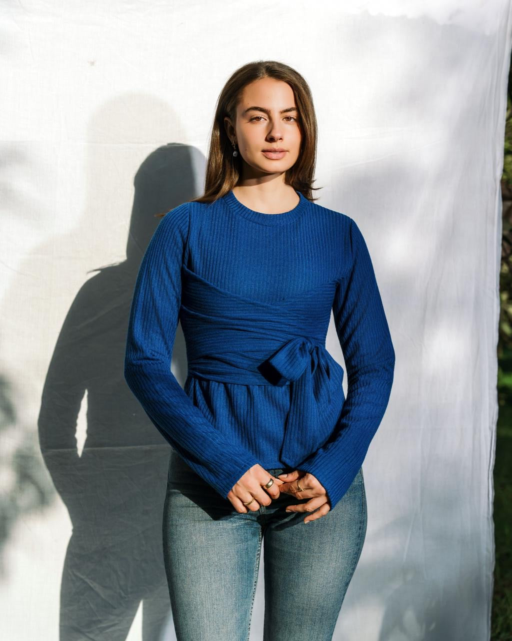 The Anchor Blouse - Royal Blue
