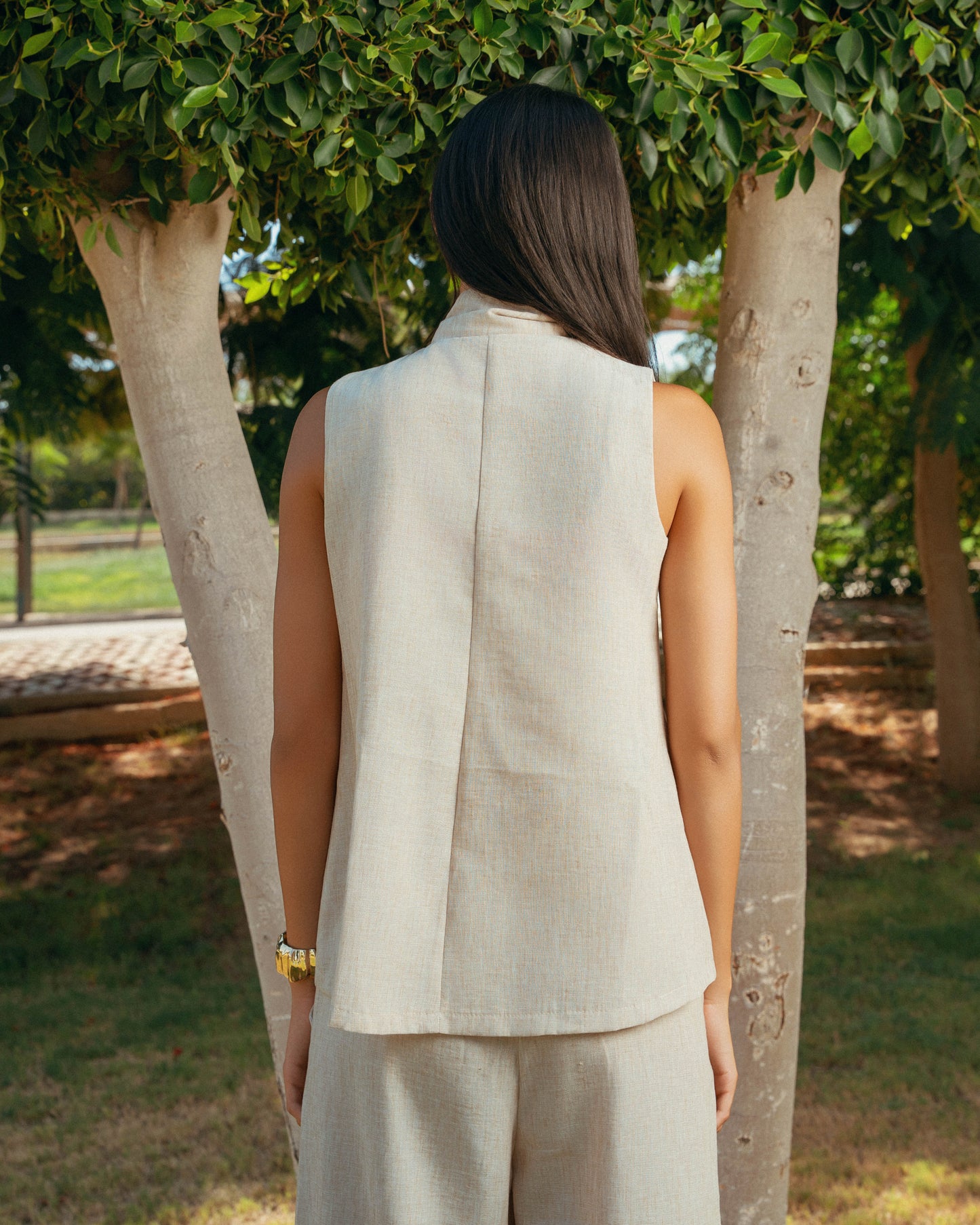 The Ray Linen Set - Natural Sand