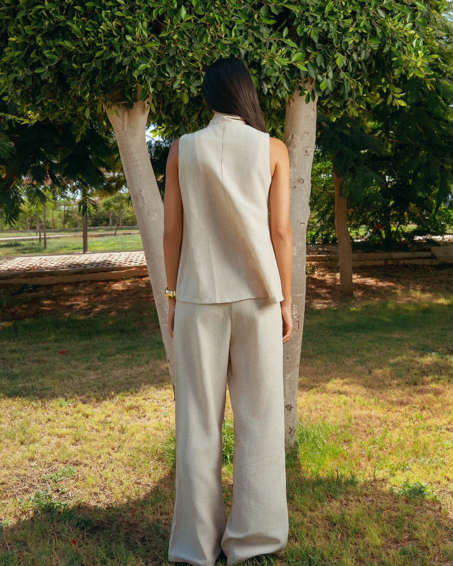 The Ray Linen Set - Natural Sand