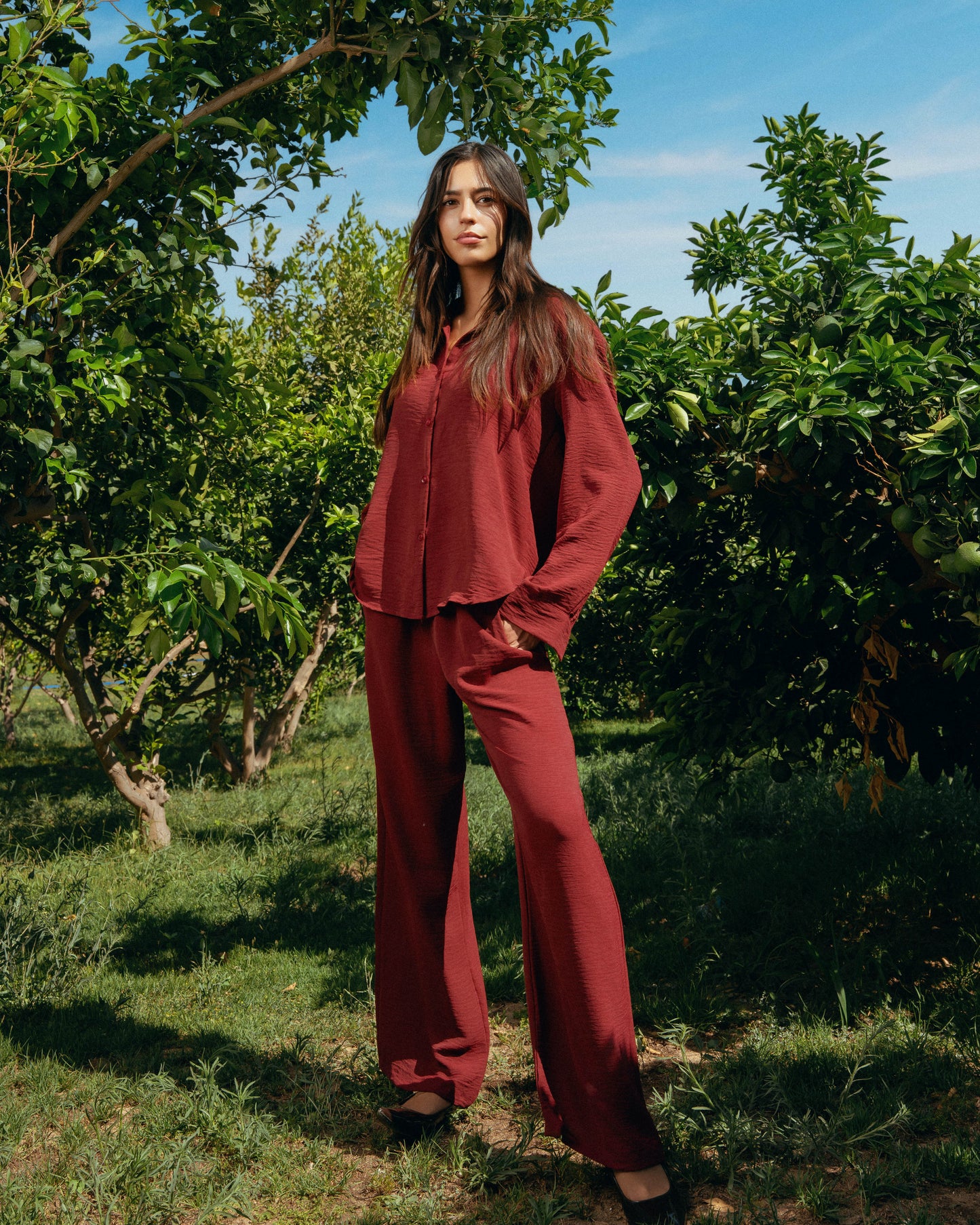 The Soleil Set - Crimson Red