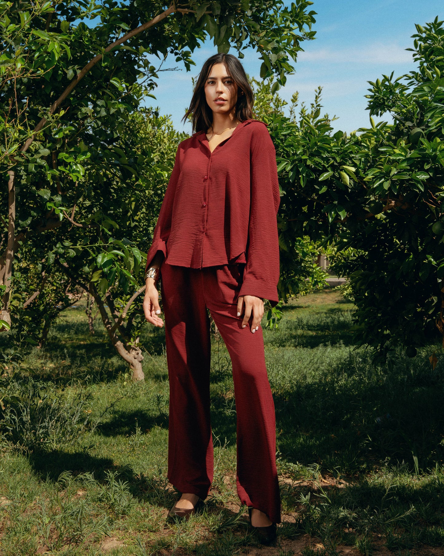 The Soleil Set - Crimson Red