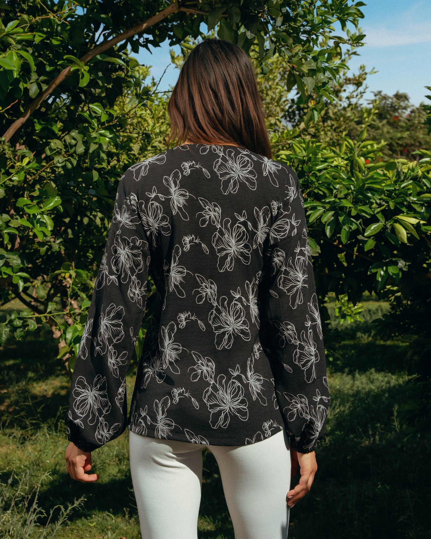 Fleur Wrap Blouse