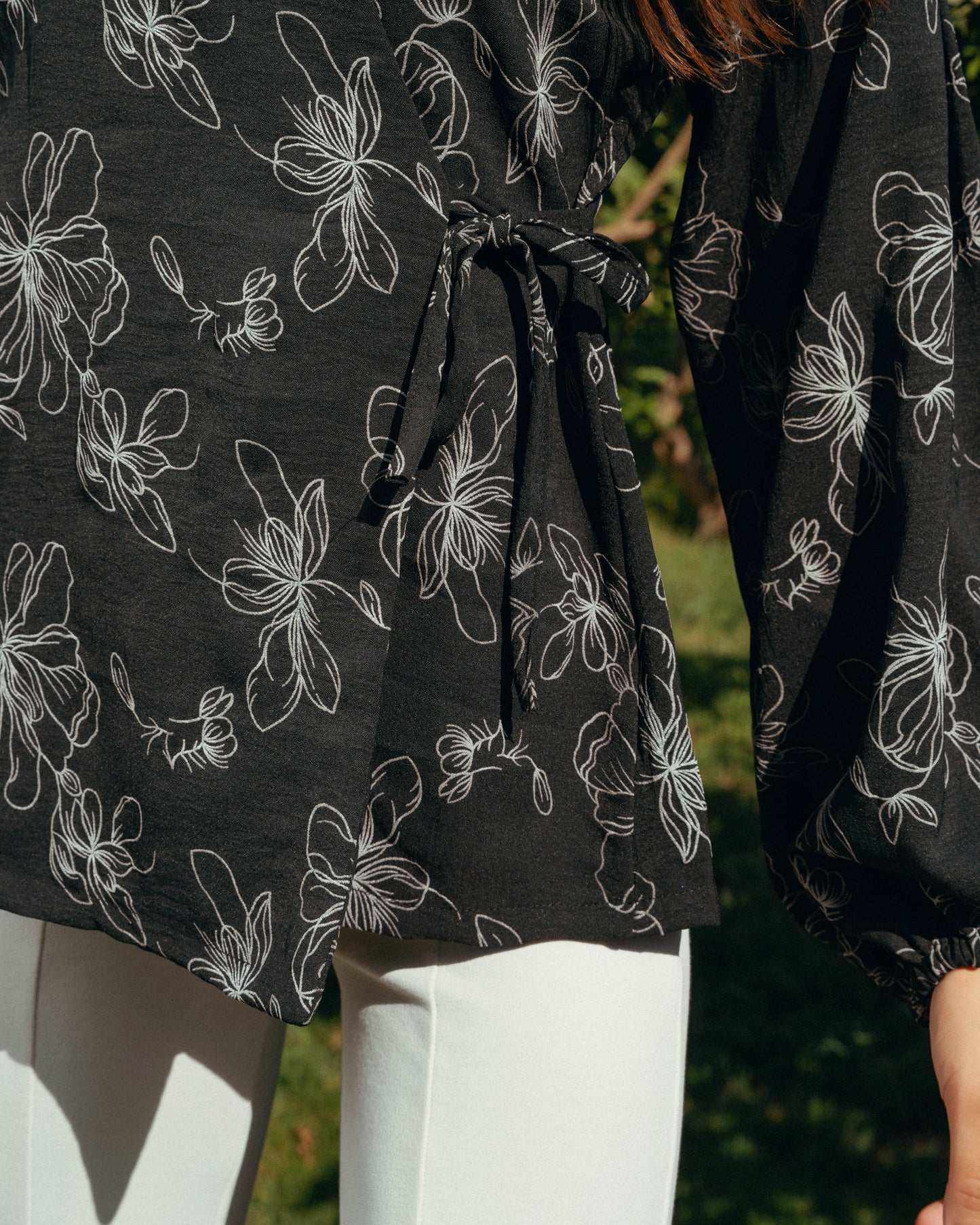 Fleur Wrap Blouse
