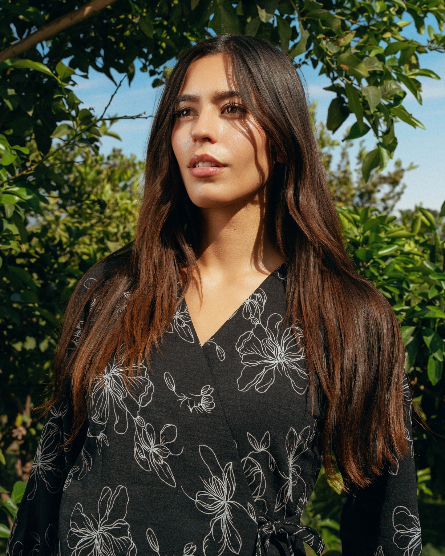 Fleur Wrap Blouse
