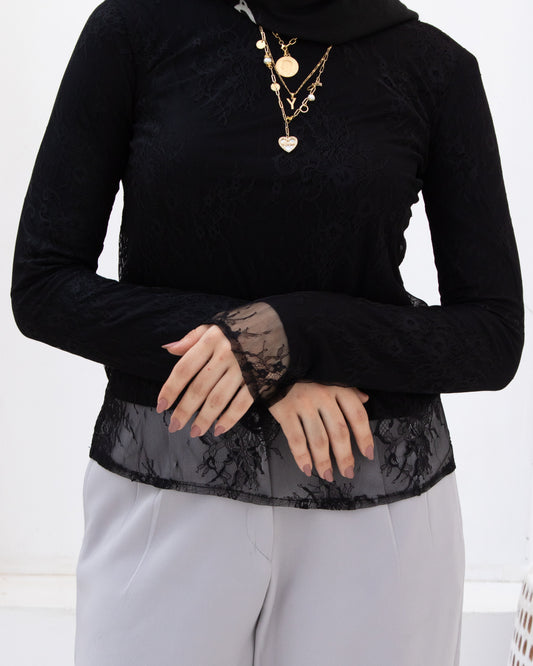 Aurora Lace Dentelle Blouse