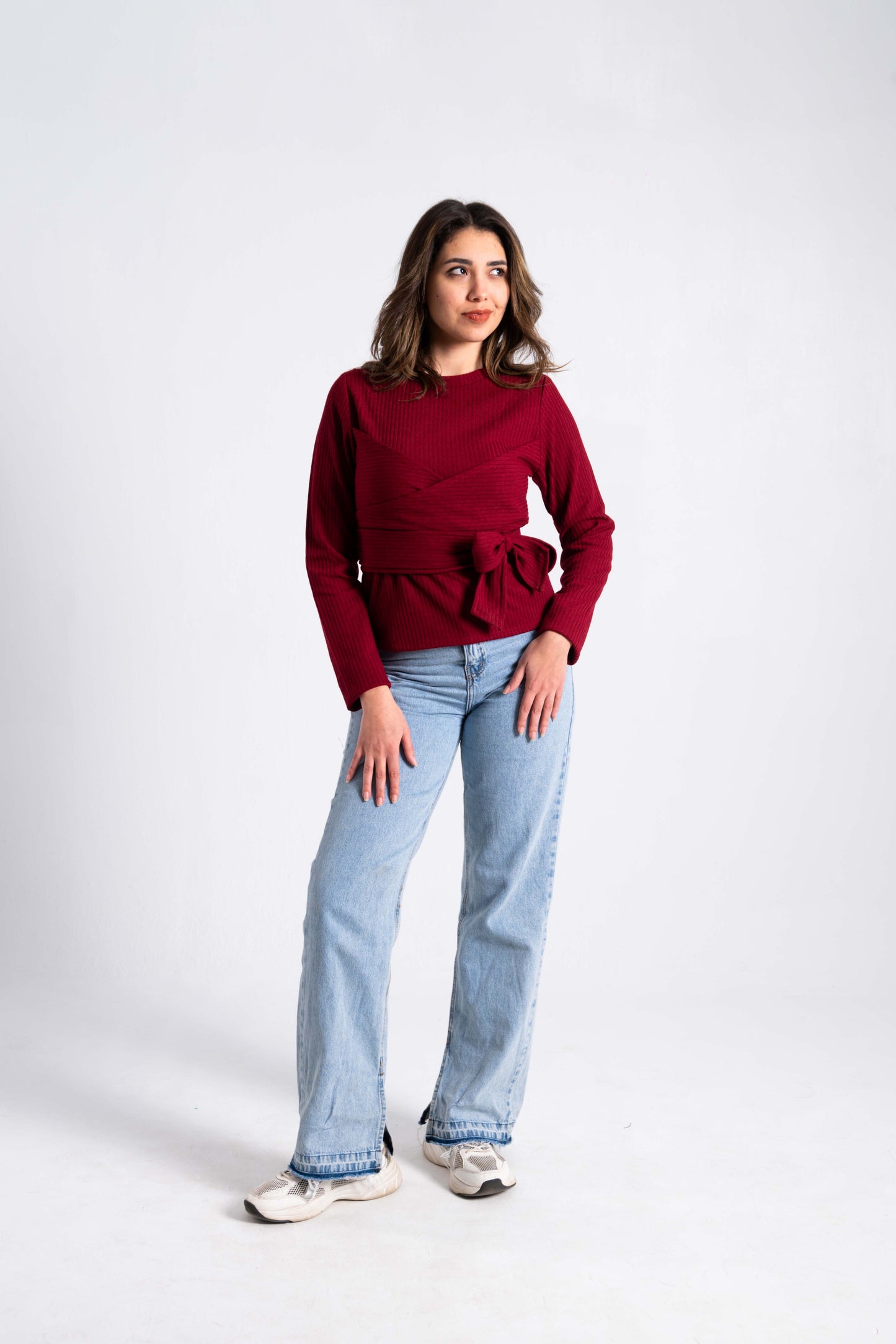 Maroon Grace Blouse