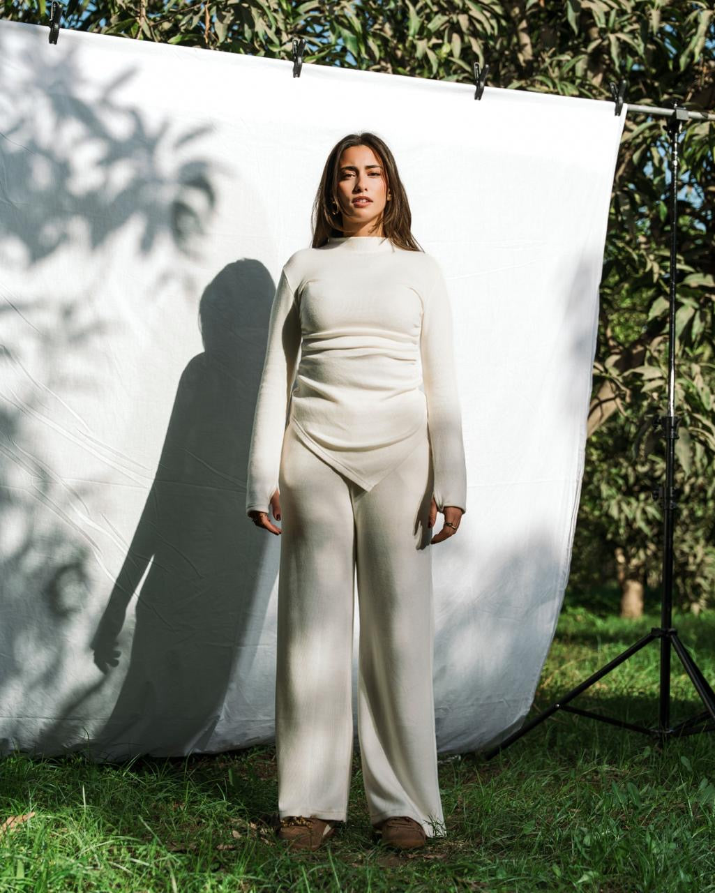 The Signature knit Set - Offwhite