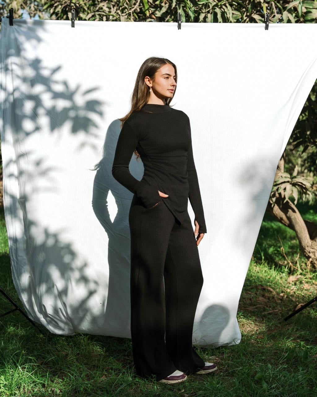 The Signature knit Set - Black