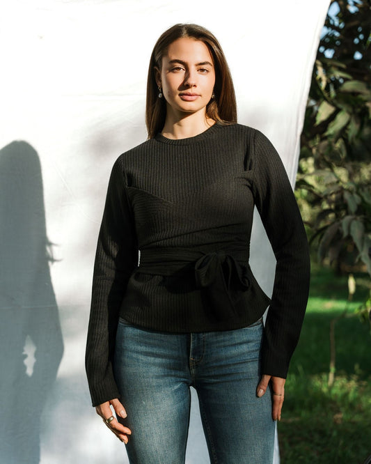 The Anchor Blouse - Black